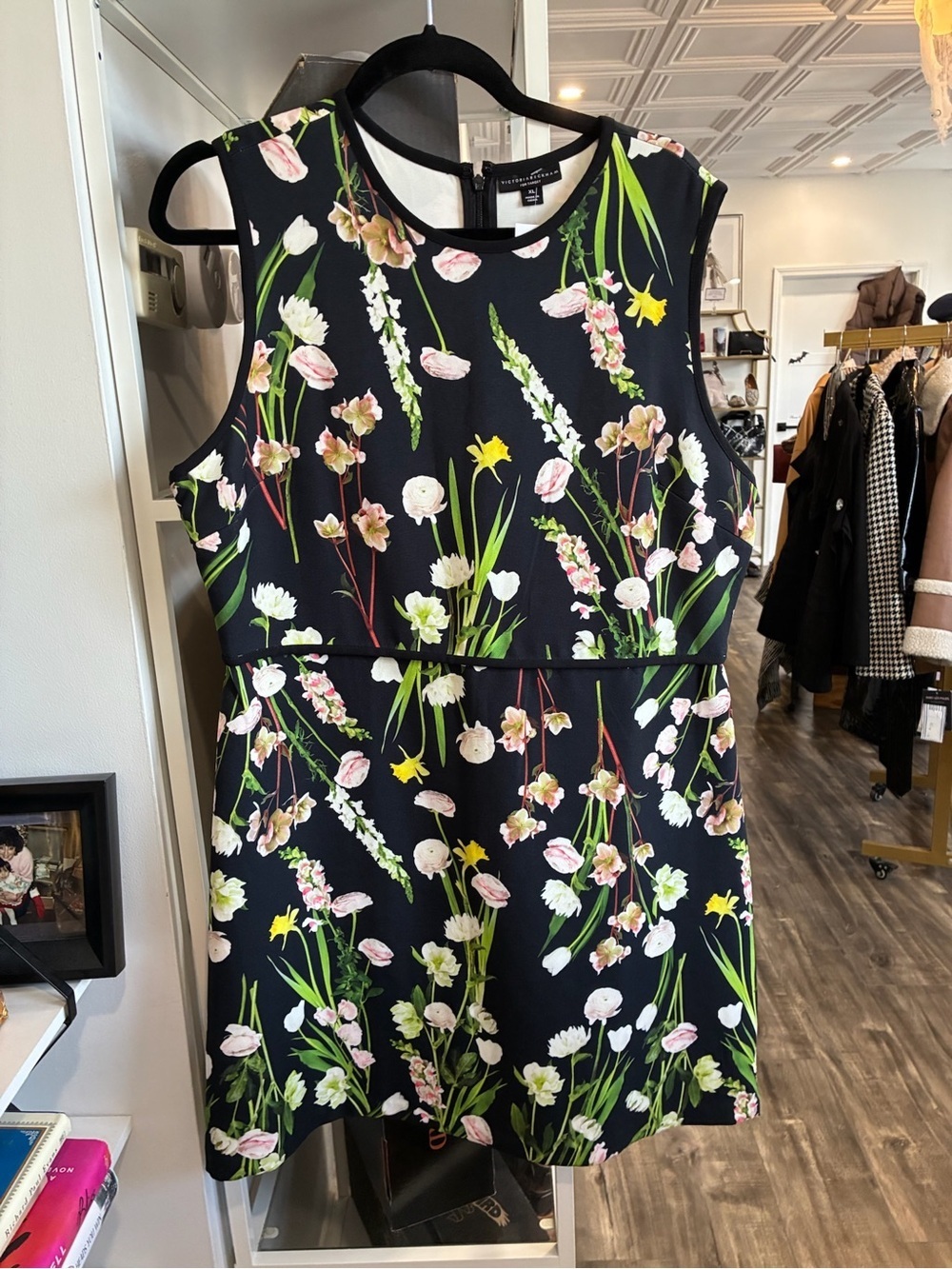 Victoria Beckham for target Floral Sleeveless Fit & Flare Dress